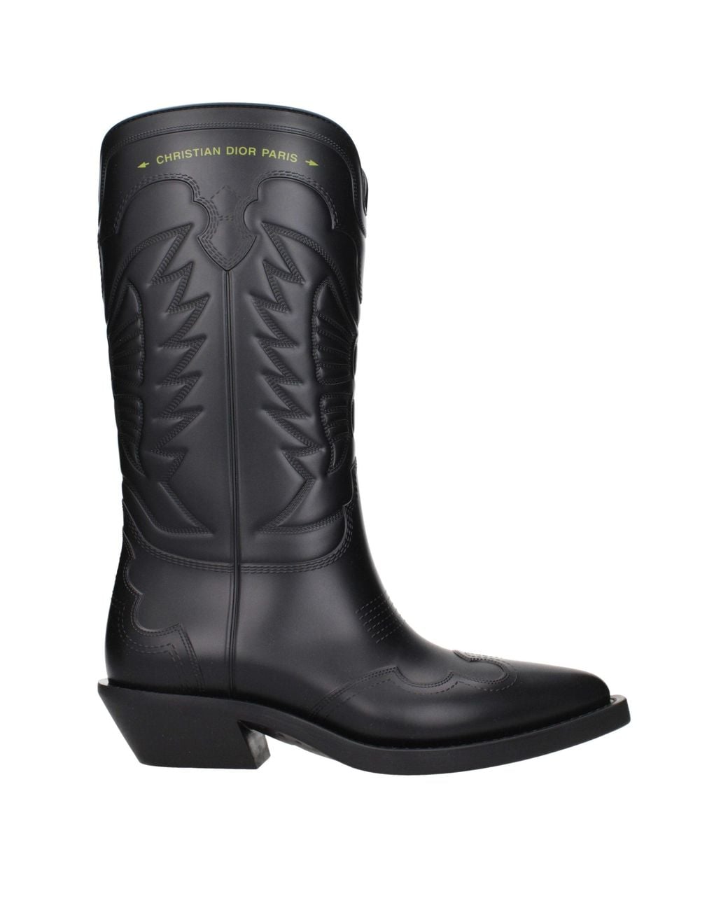 Dior Black Cowboy & Biker Boots