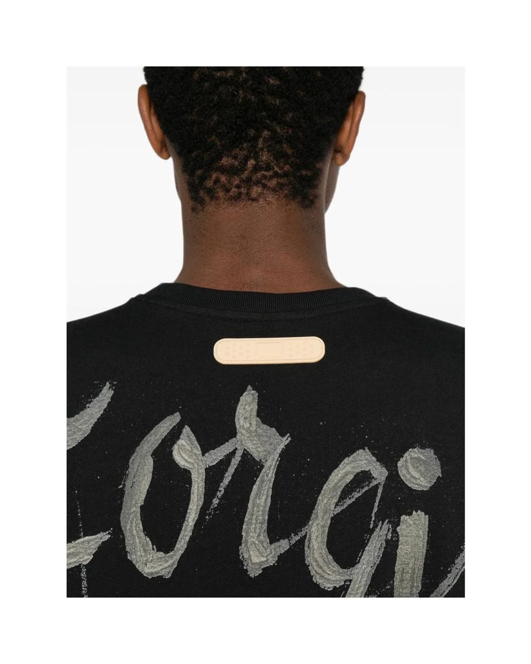 PDF Black Long-Sleeve Graphic Print T-Shirt Cotton Sweatshirts for men