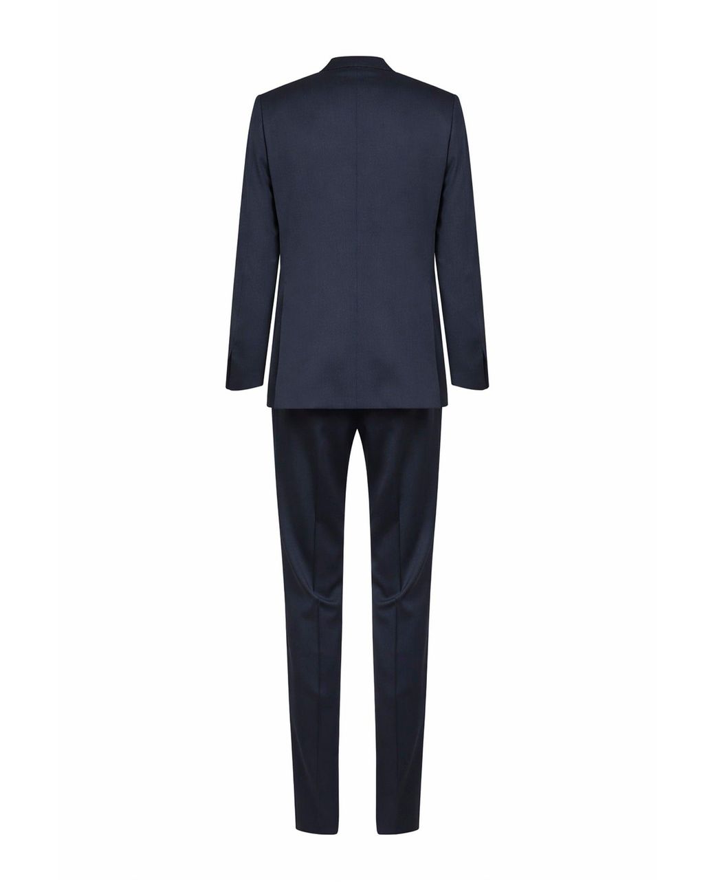 D 40 Blue Virgin Wool Positano Double-Breasted Suit for men