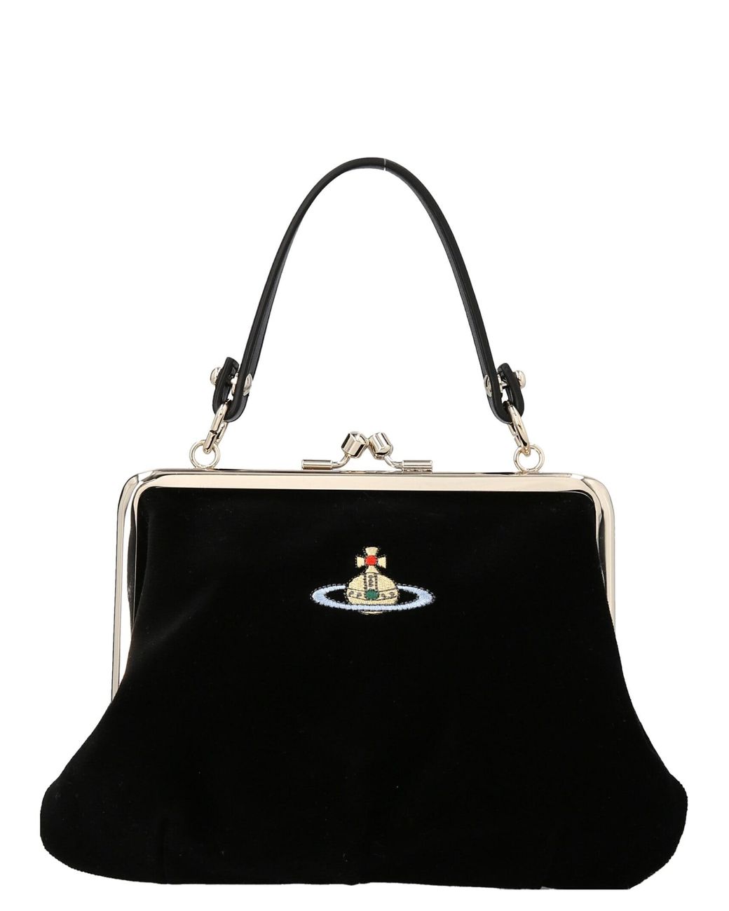 Vivienne Westwood Granny Frame Purse Crossbody Bag in Black Lyst