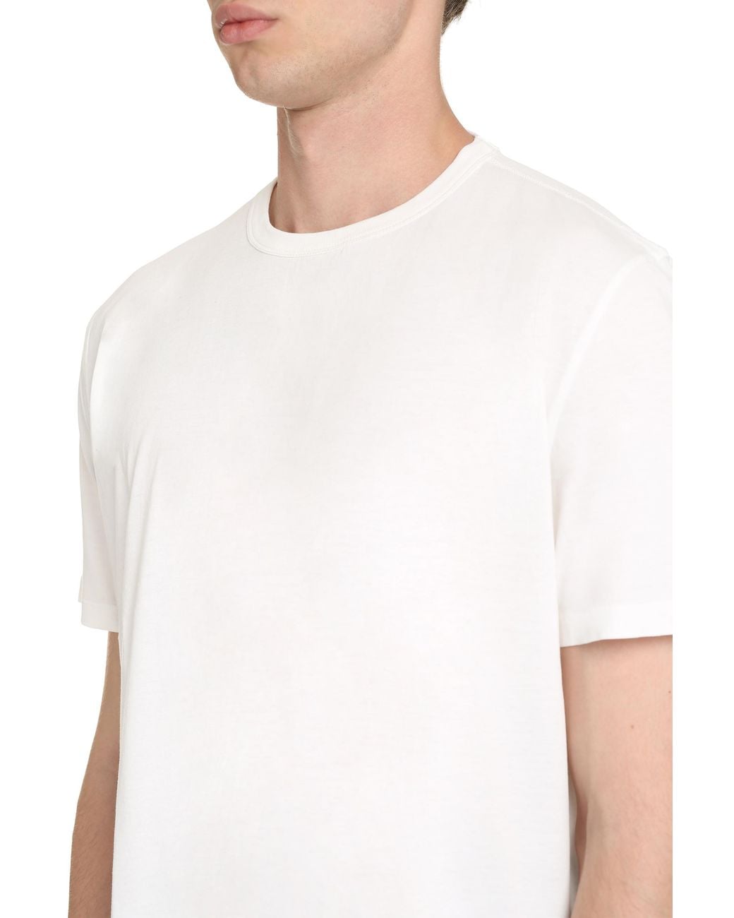 Our Legacy White T-Shirt New Box Cotton Crew-Neck T-Shirts for men