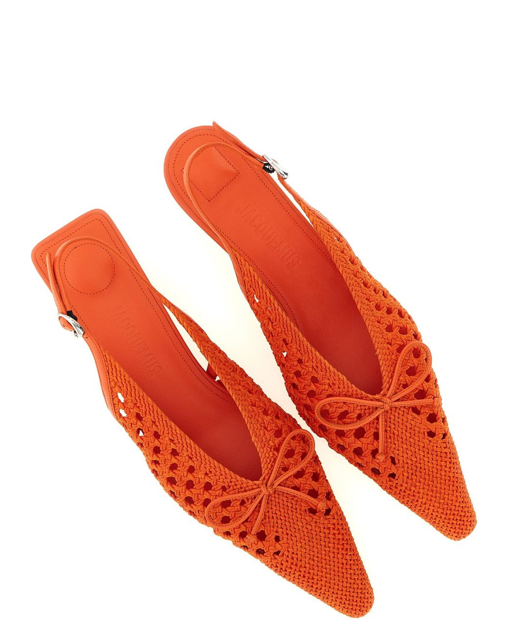 Jacquemus Red Slingback Pumps