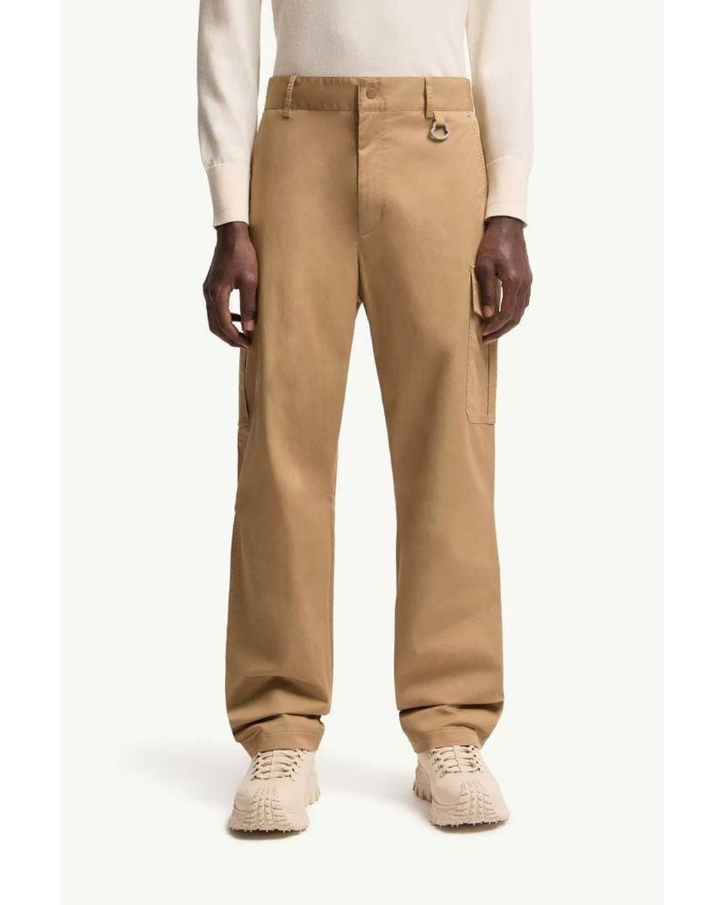 Moncler Natural Moncler Cargo-Pocket Cargo Pants for men