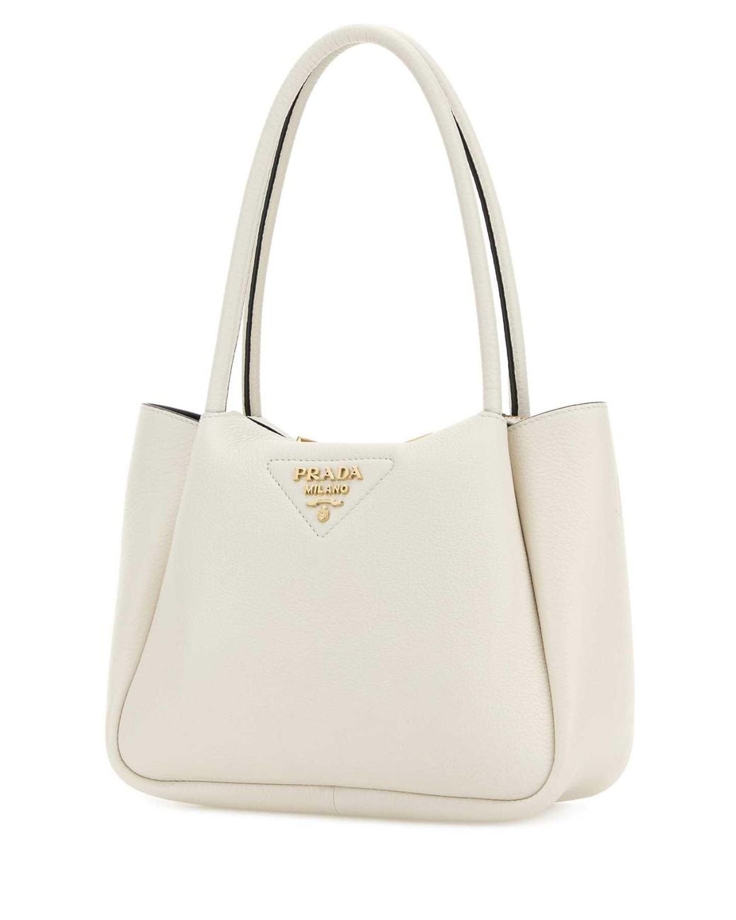 Prada White Prada Milano Shoulder Bag