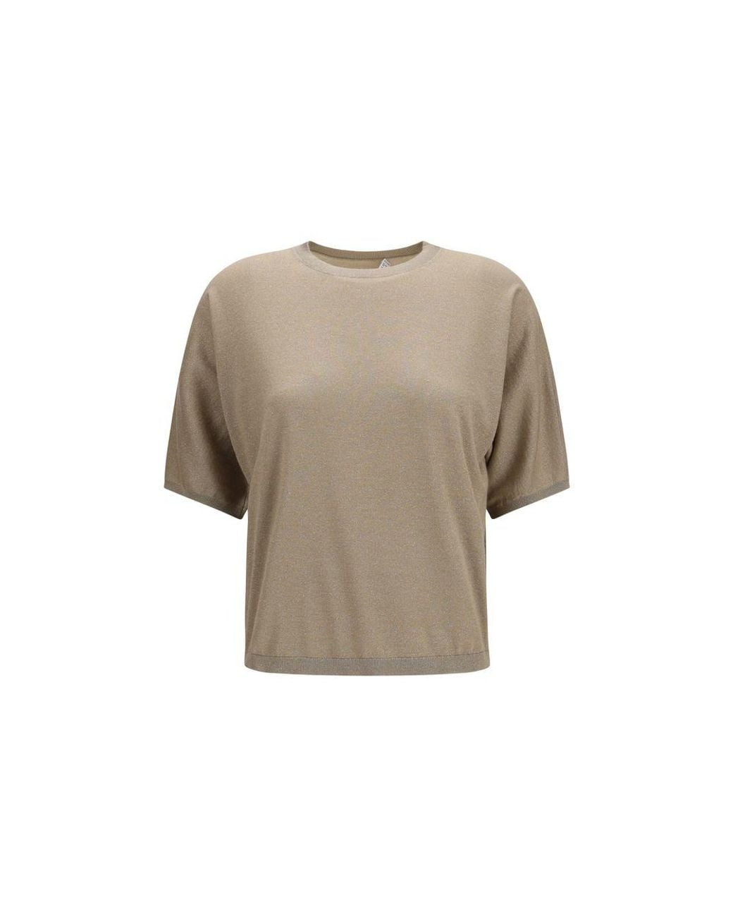 Brunello Cucinelli Natural Beige Cashmere T