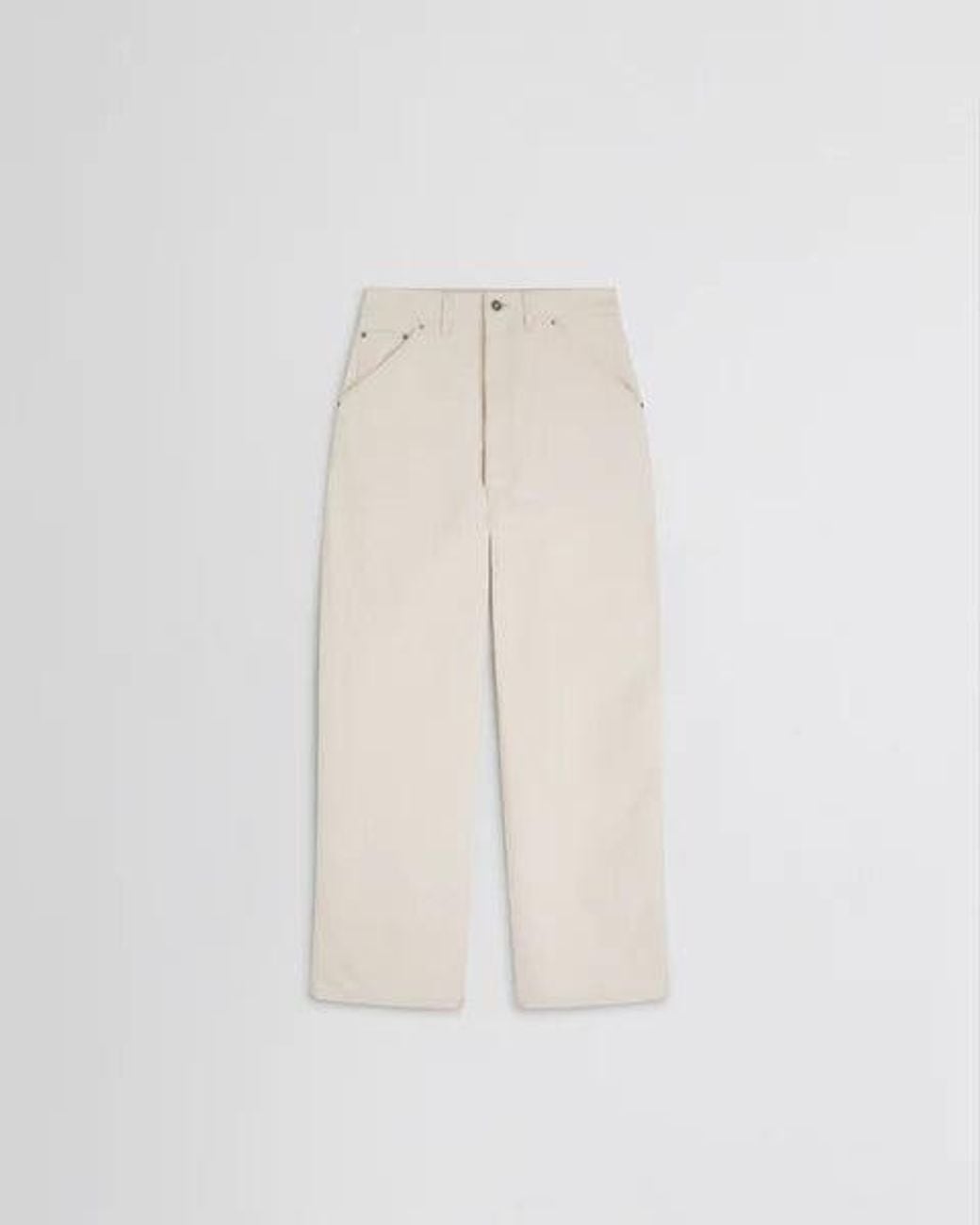 Phoebe Philo White Jeans Carpenter Crème