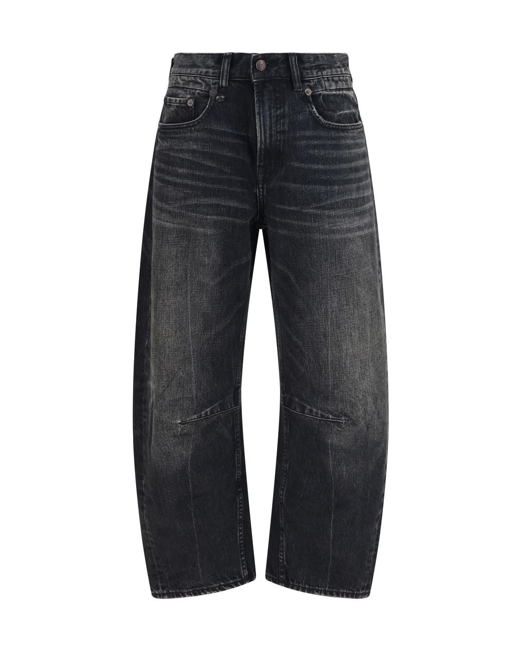 R13 Black Boyfriend Jeans Cotton