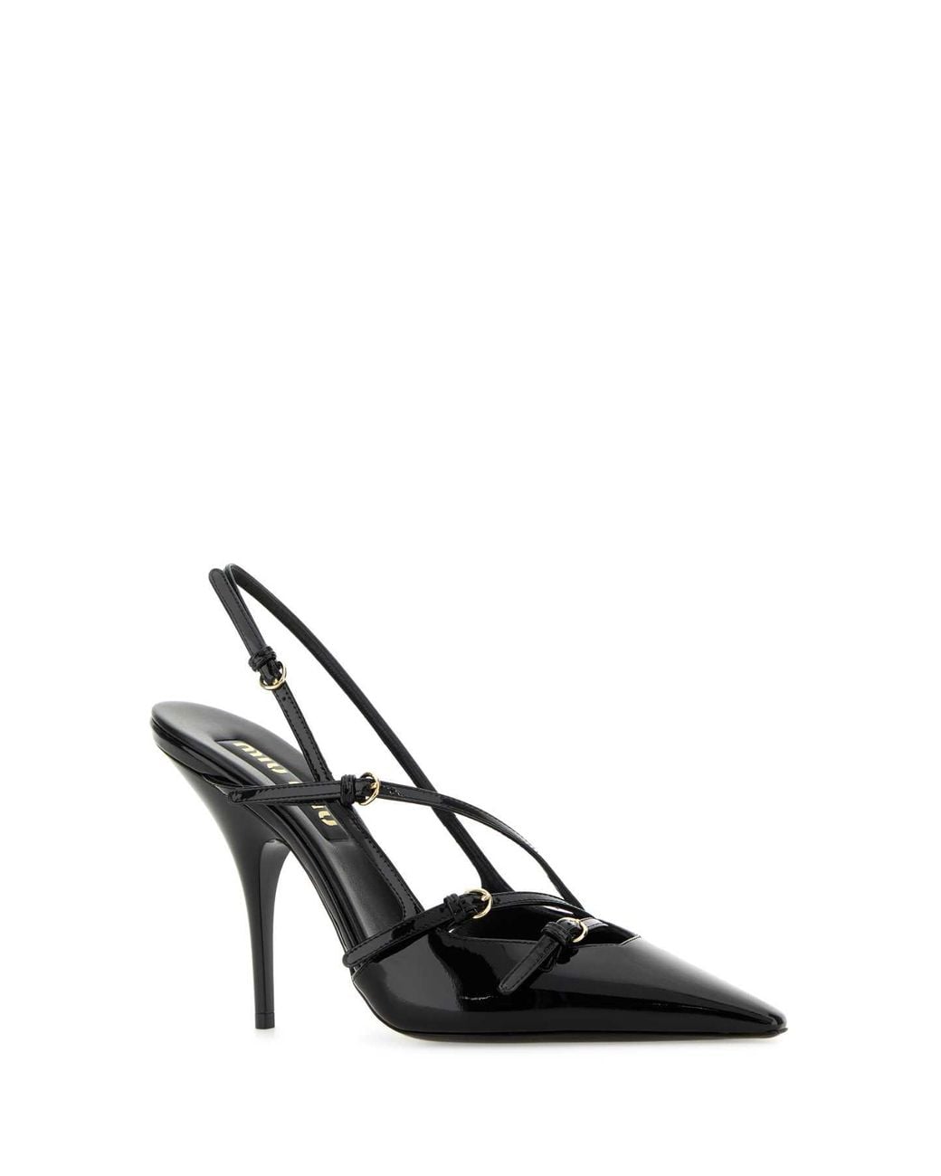 Miu Miu Black Leather Pumps