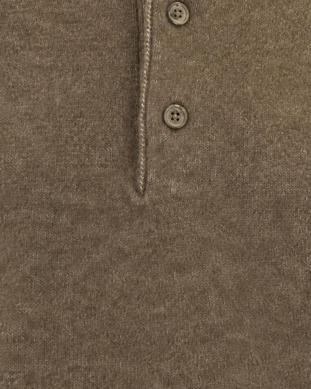 Paolo Pecora Green Long-Sleeve Polo Jumper Wool Sweater for men