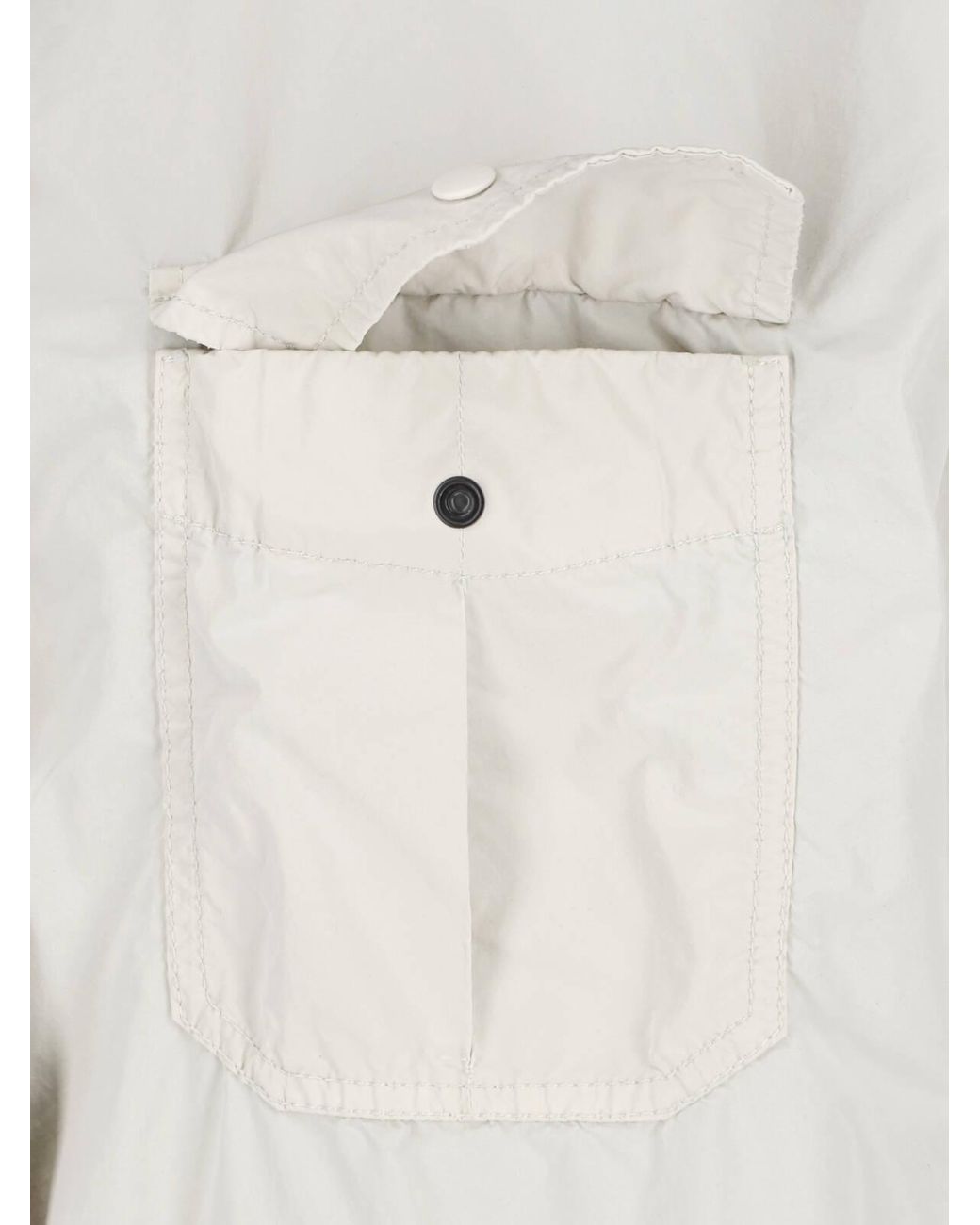 Aspesi White Button Jacket