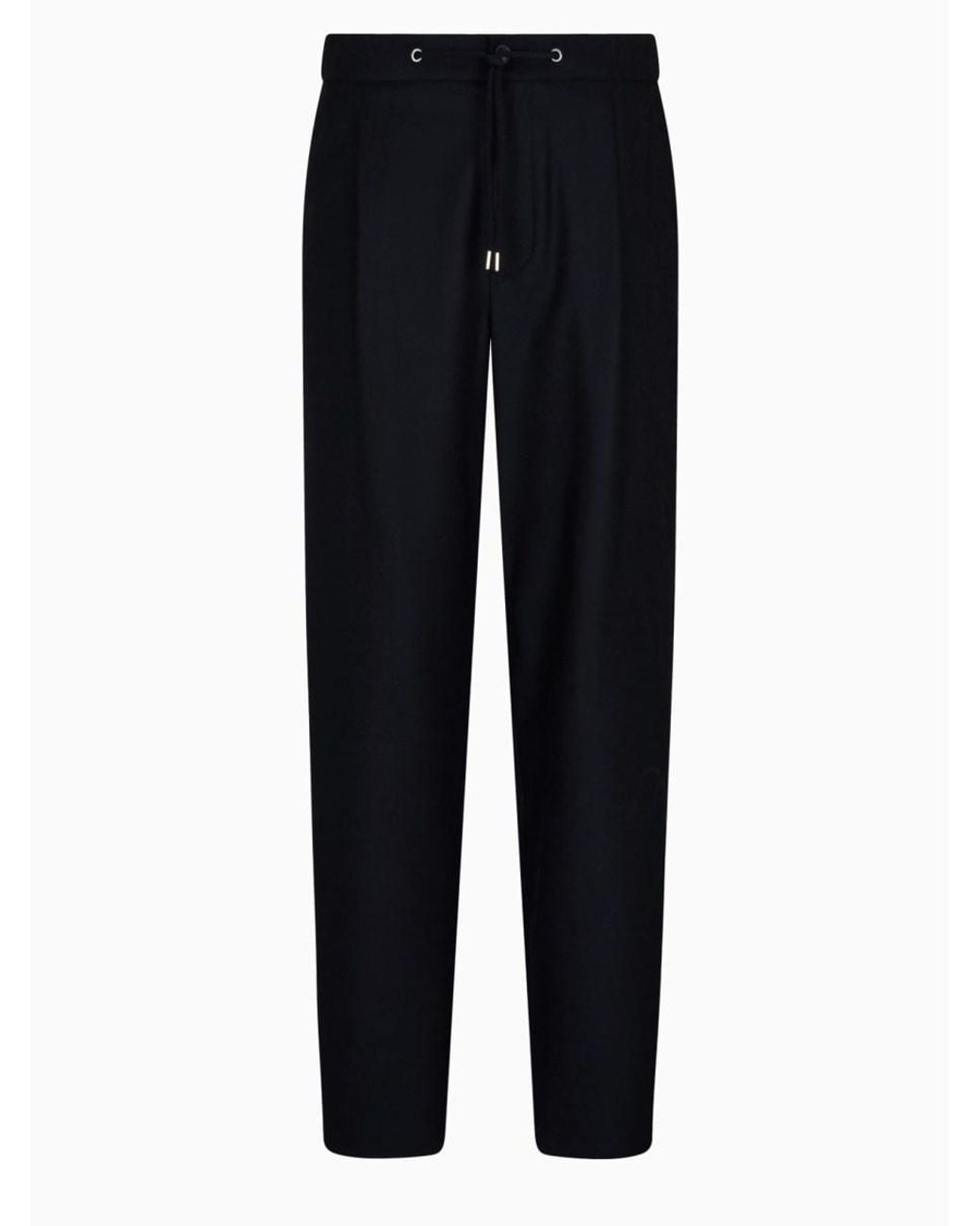 Giorgio Armani Blue Cashmere Trousers for men