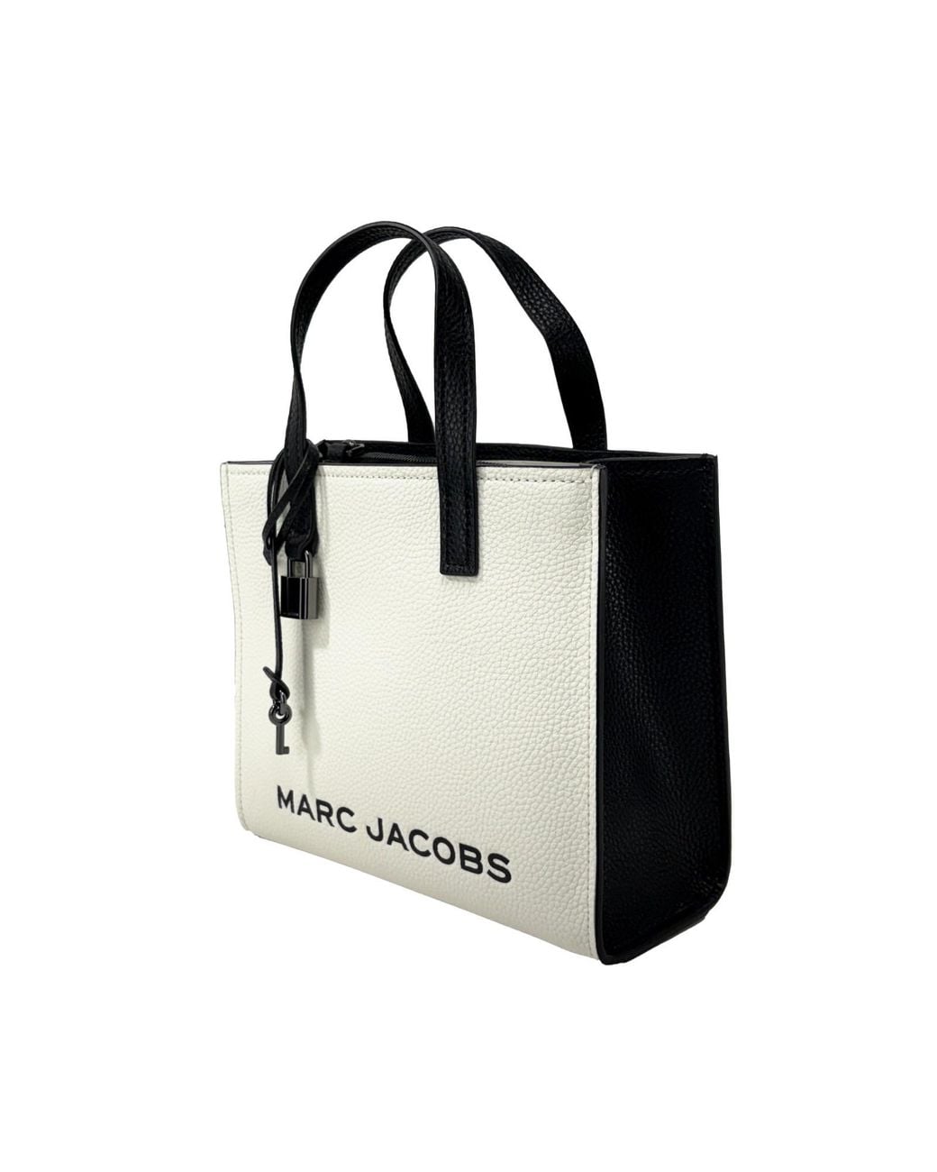 Marc Jacobs Black Mini Grind Leather Crossbody Bag