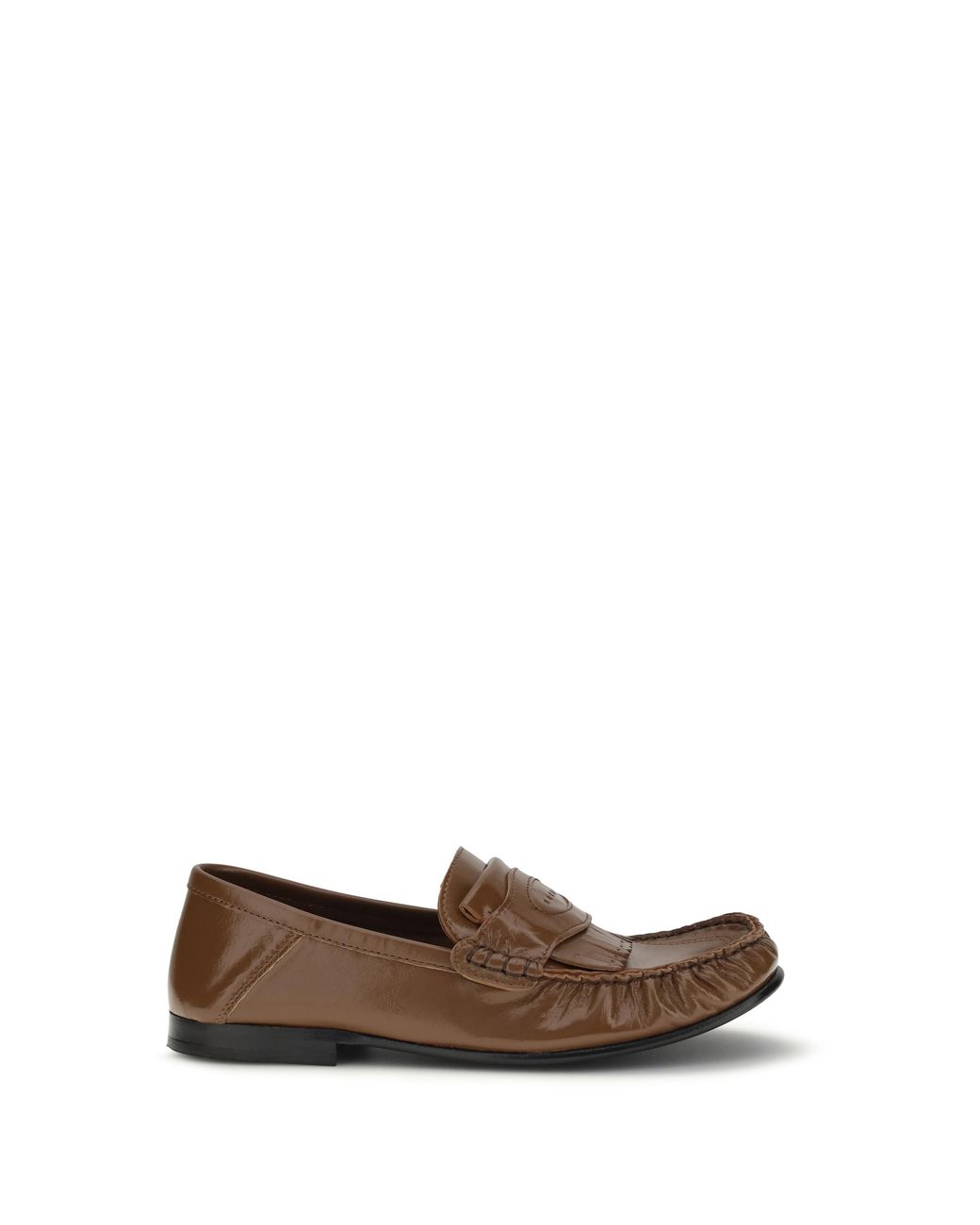 Marni White Leather Loafers With Tassels Upper: Lamb