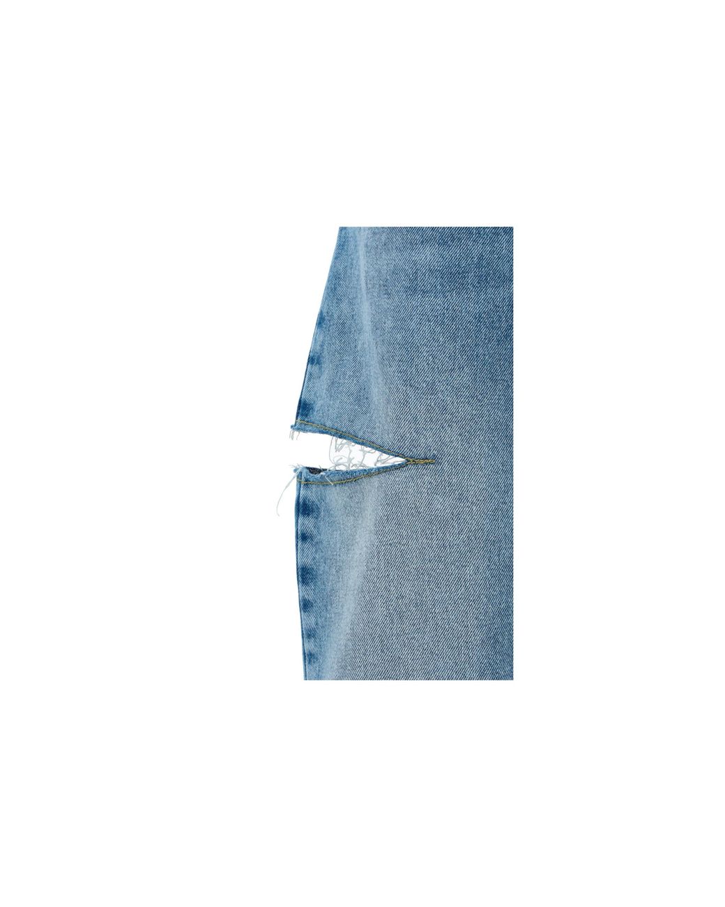 Maison Margiela Blue Cotton Jeans