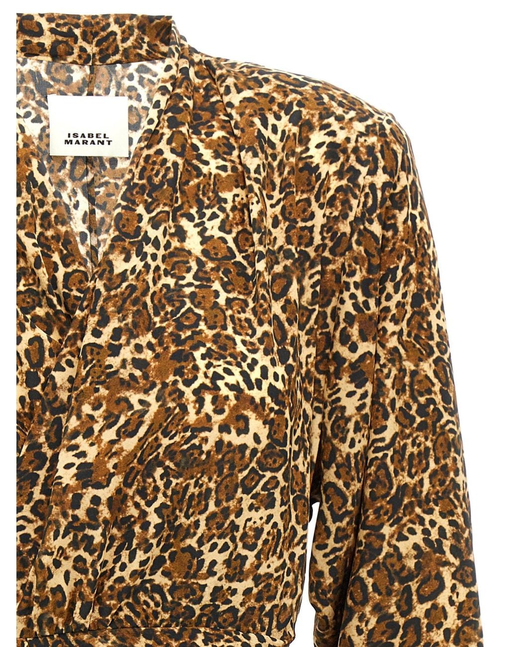 Isabel Marant Cleora Dress in Natural | Lyst