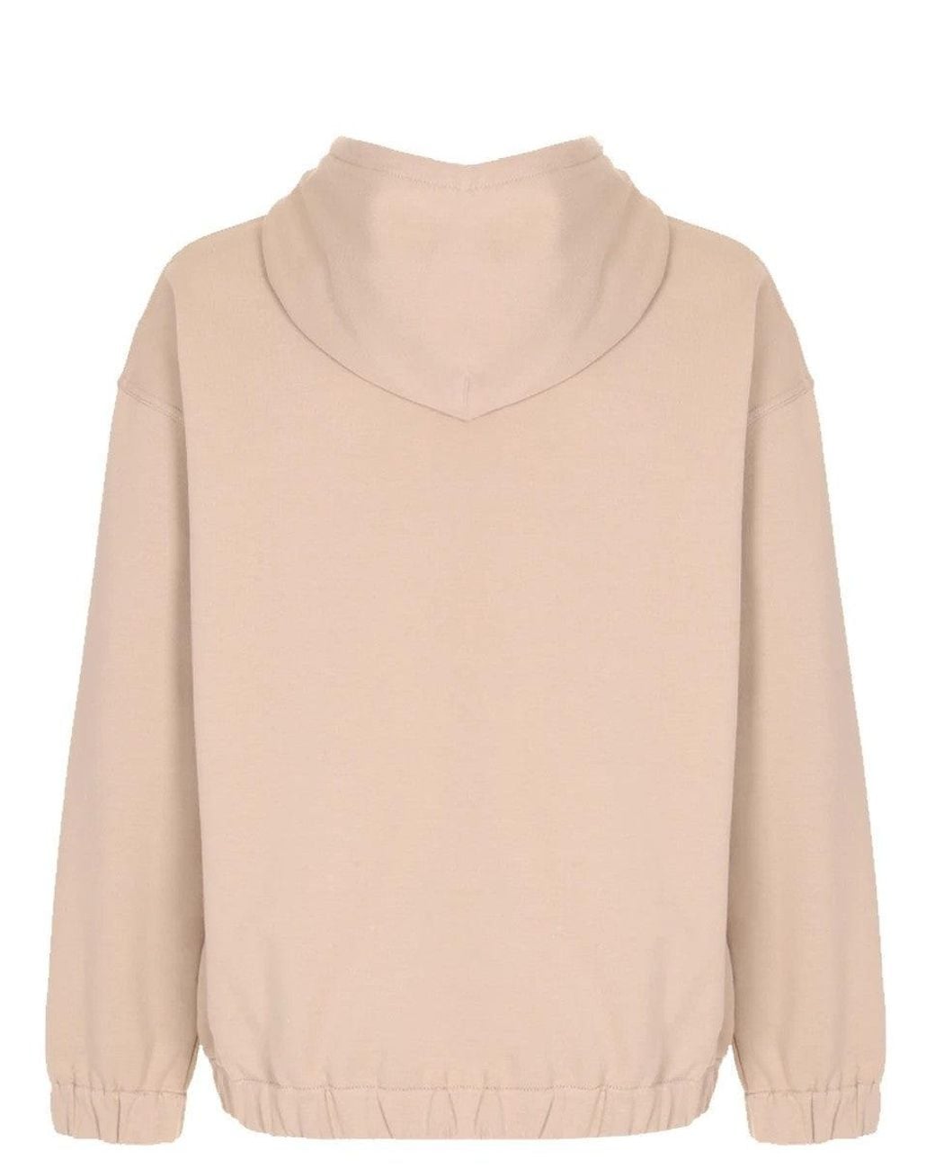 Brunello Cucinelli Natural Cotton Hooded Sweatshirt for men