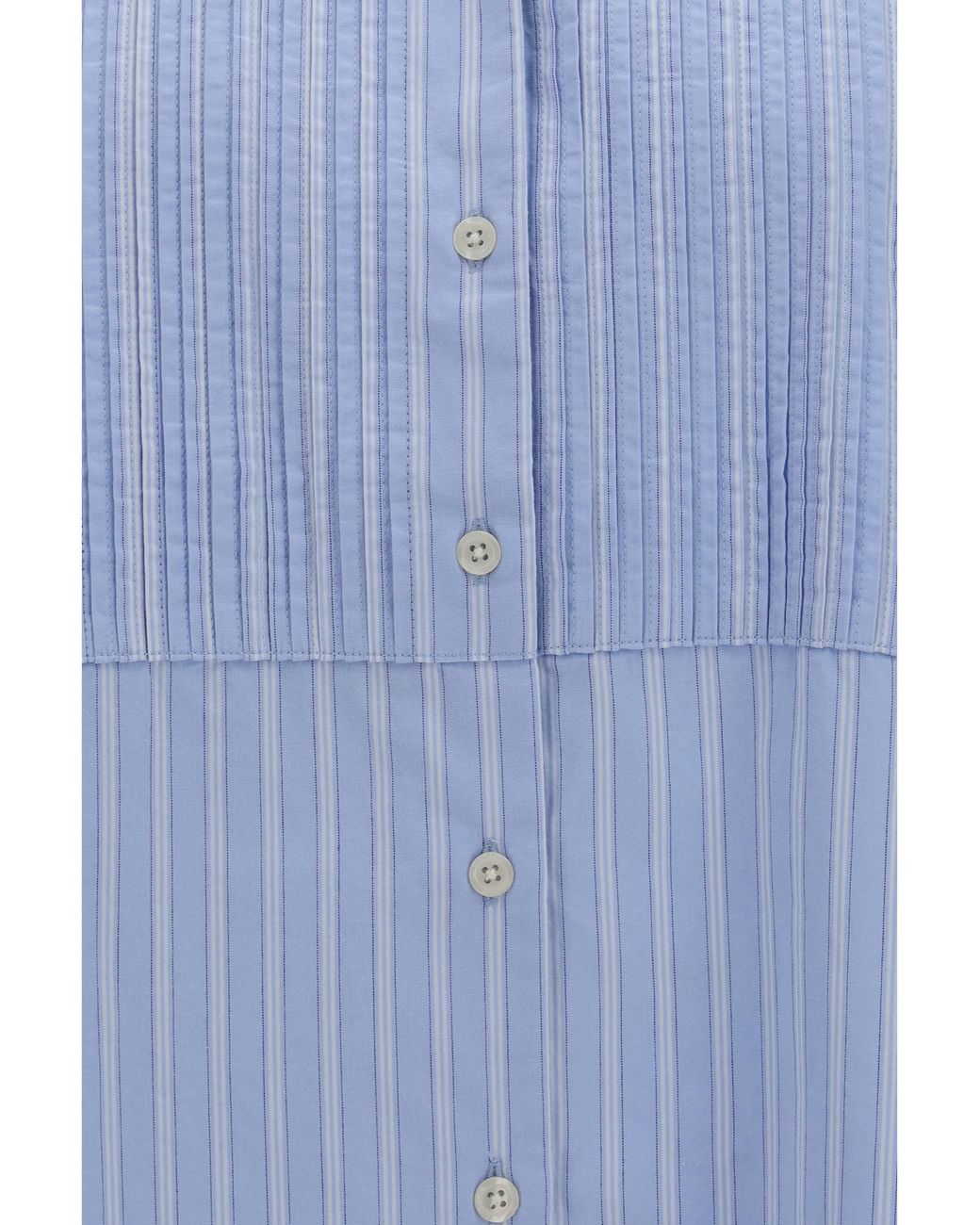 SOSUE Blue Antonia Voile Shirt Cotton