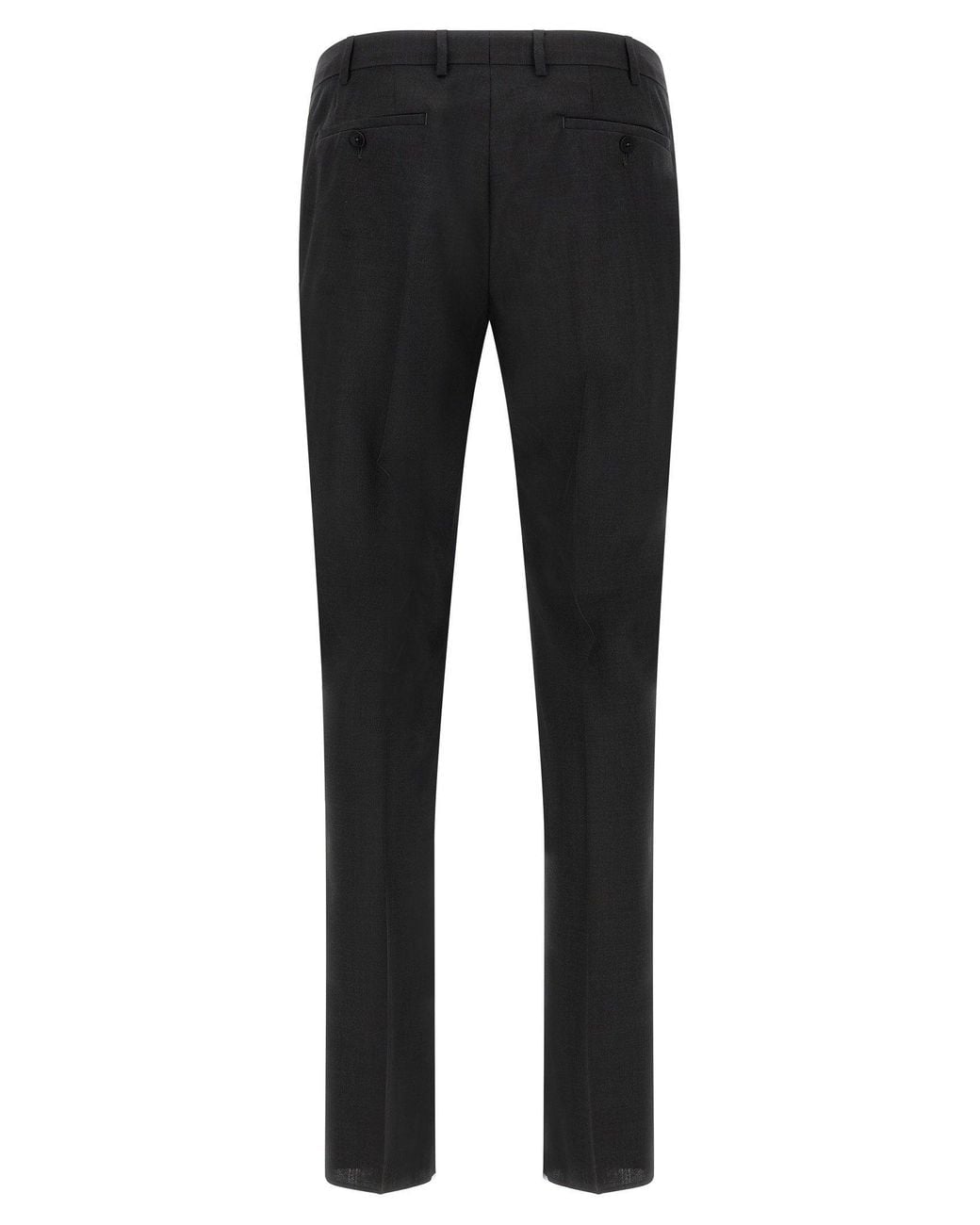 Pal Zileri Black Wool Two-Piece Pant Suit — Anthracite