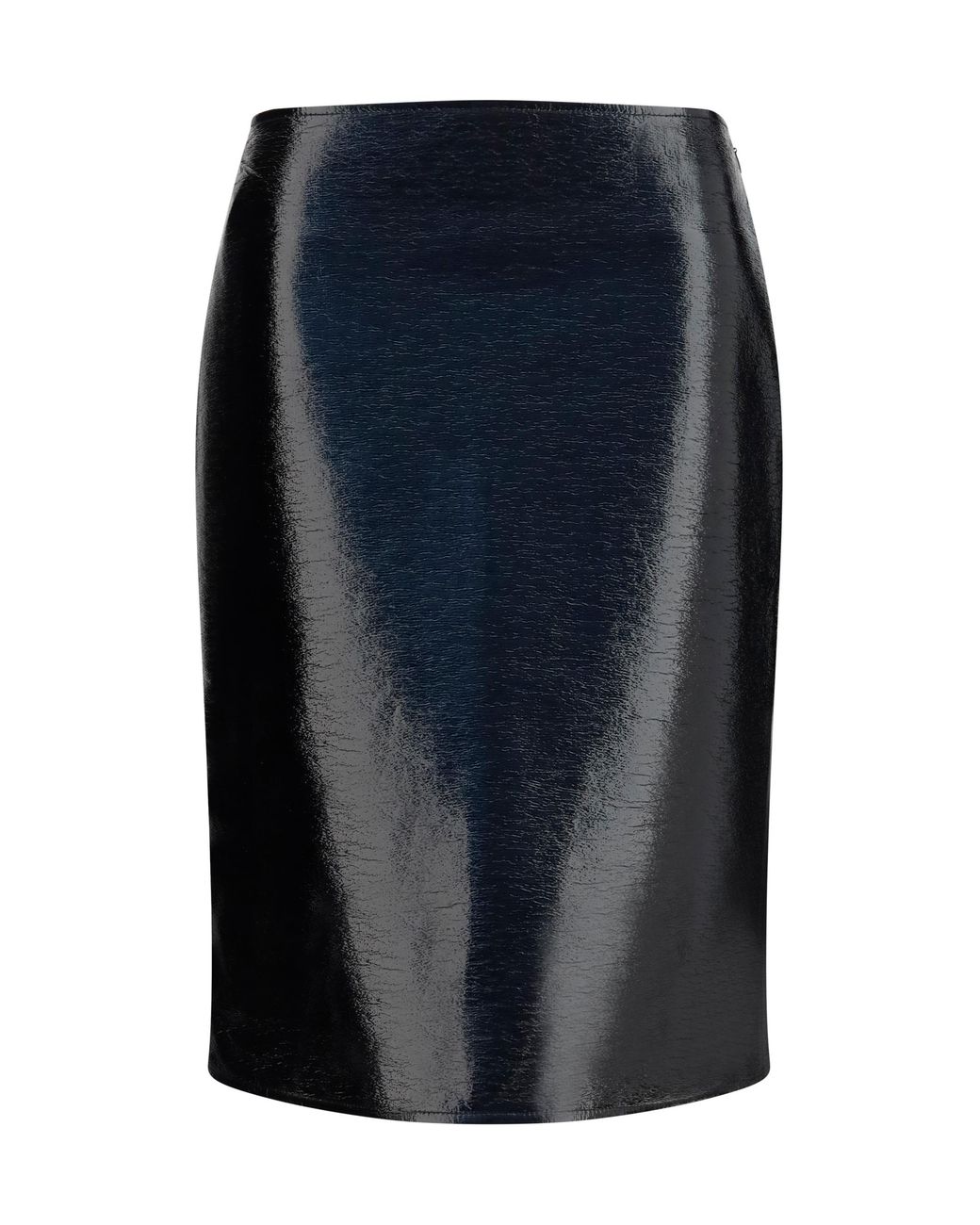 Courreges Black Courrèges Vinyl Midi Skirt