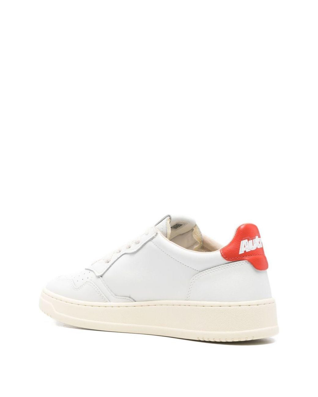 Autry White Medalist Low Sneakers for men