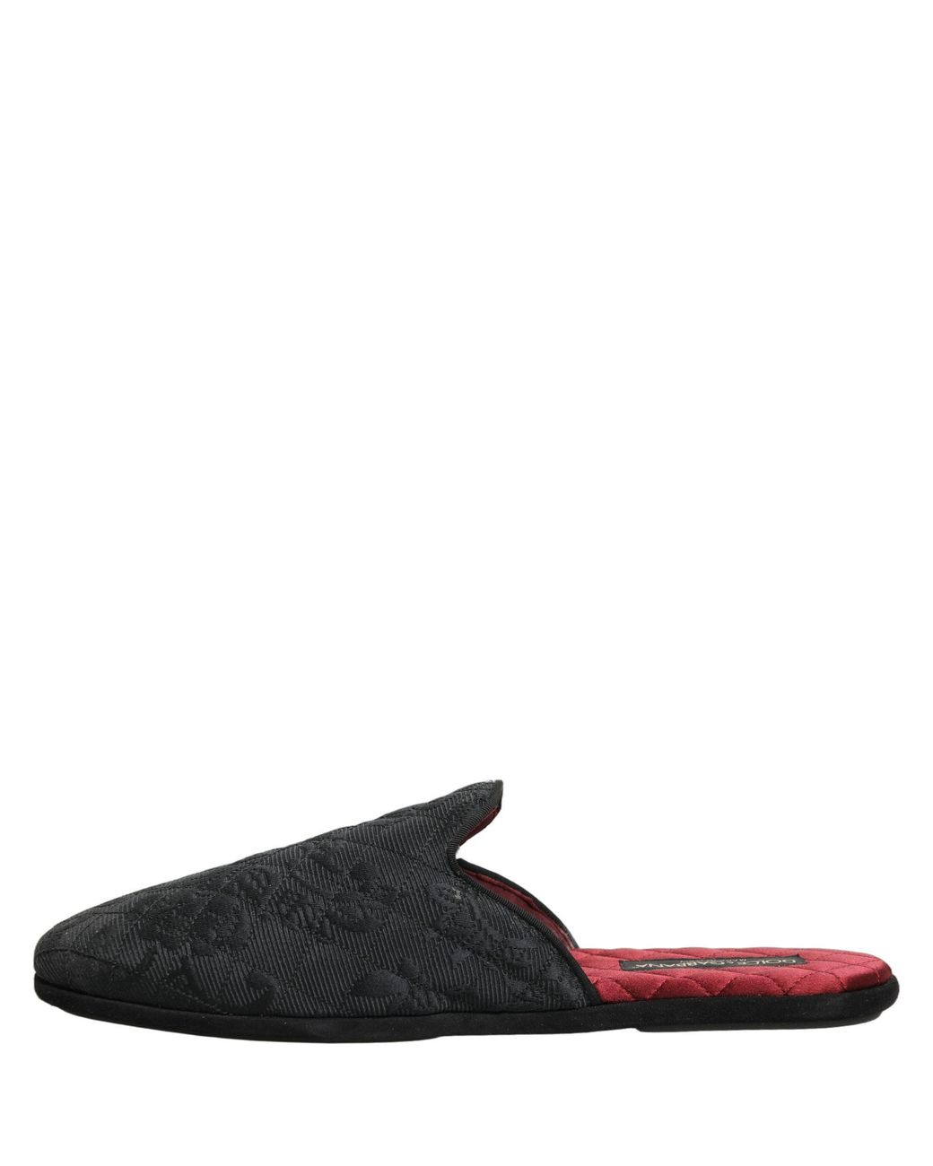 Dolce & Gabbana Blue Floral Brocade Slides Slippers Shoes Capra (Suede) for men