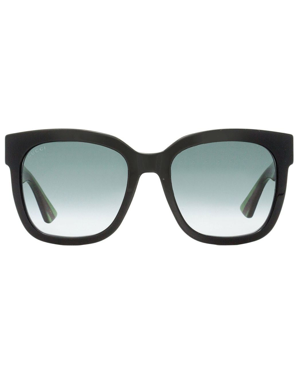 Gucci Square Sunglasses GG0034SN Black/green/red 54mm
