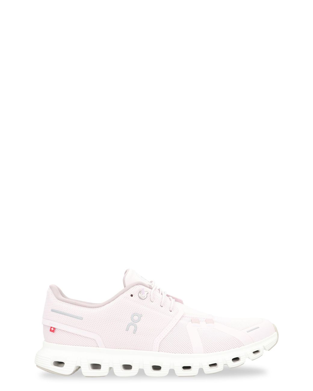 On Shoes Pink Low-Top Sneakers Cloud 6 Polyester Trainers