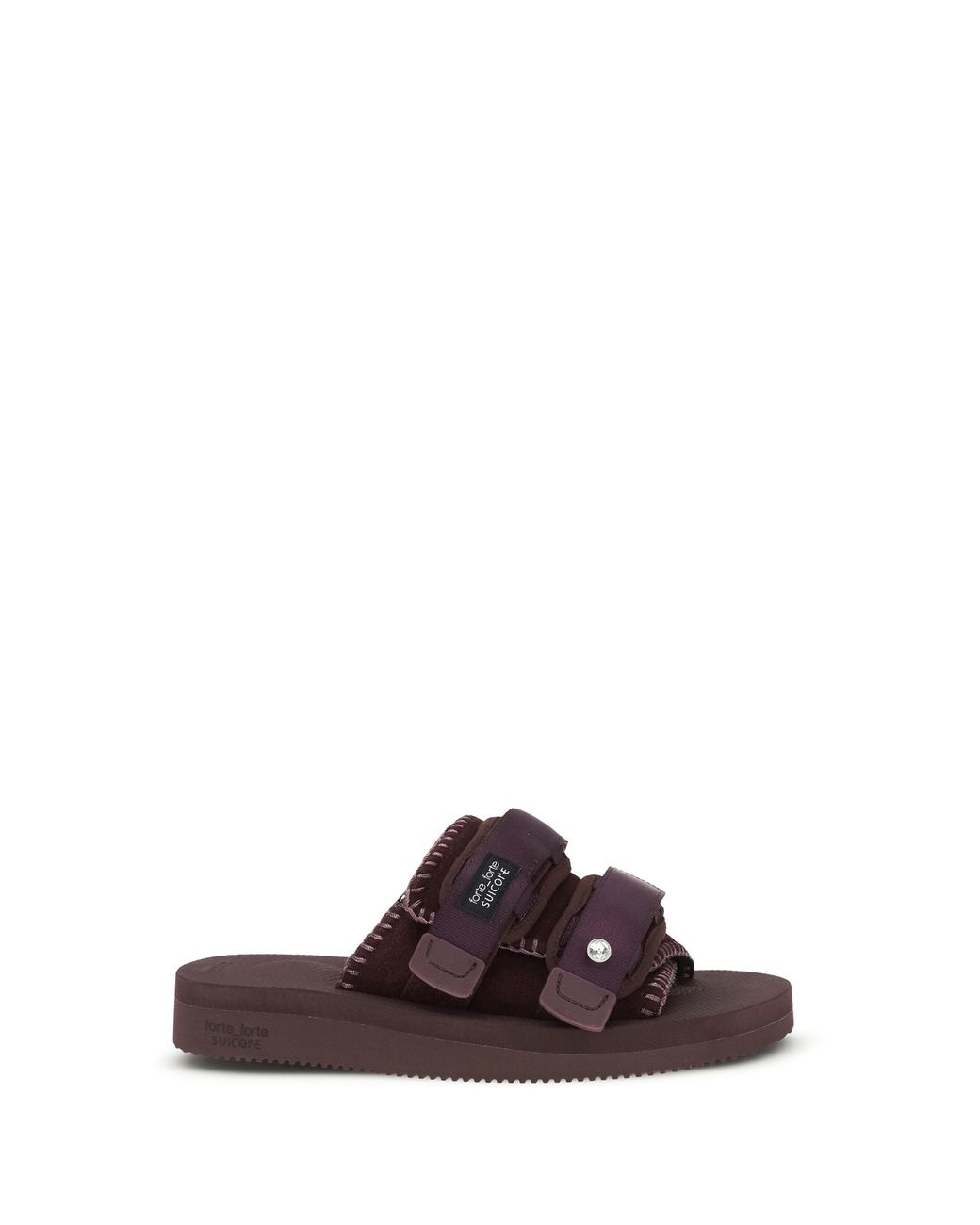 Forte_forte Brown Double-Strap Sandals