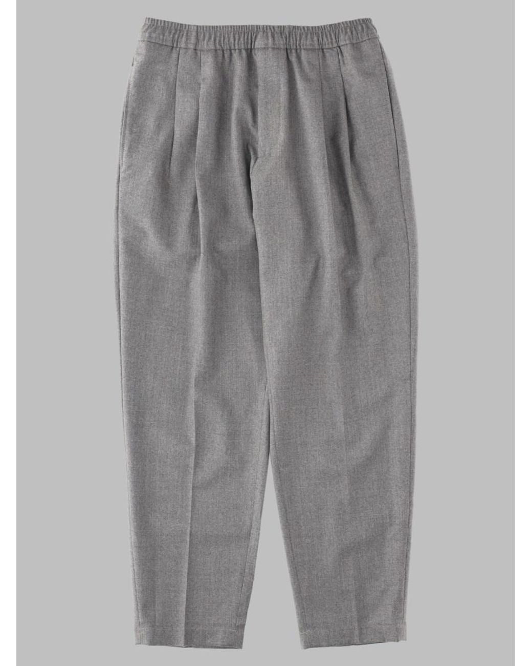 BE ABLE Gray Trousers Baddy Virgin Wool Elastane for men
