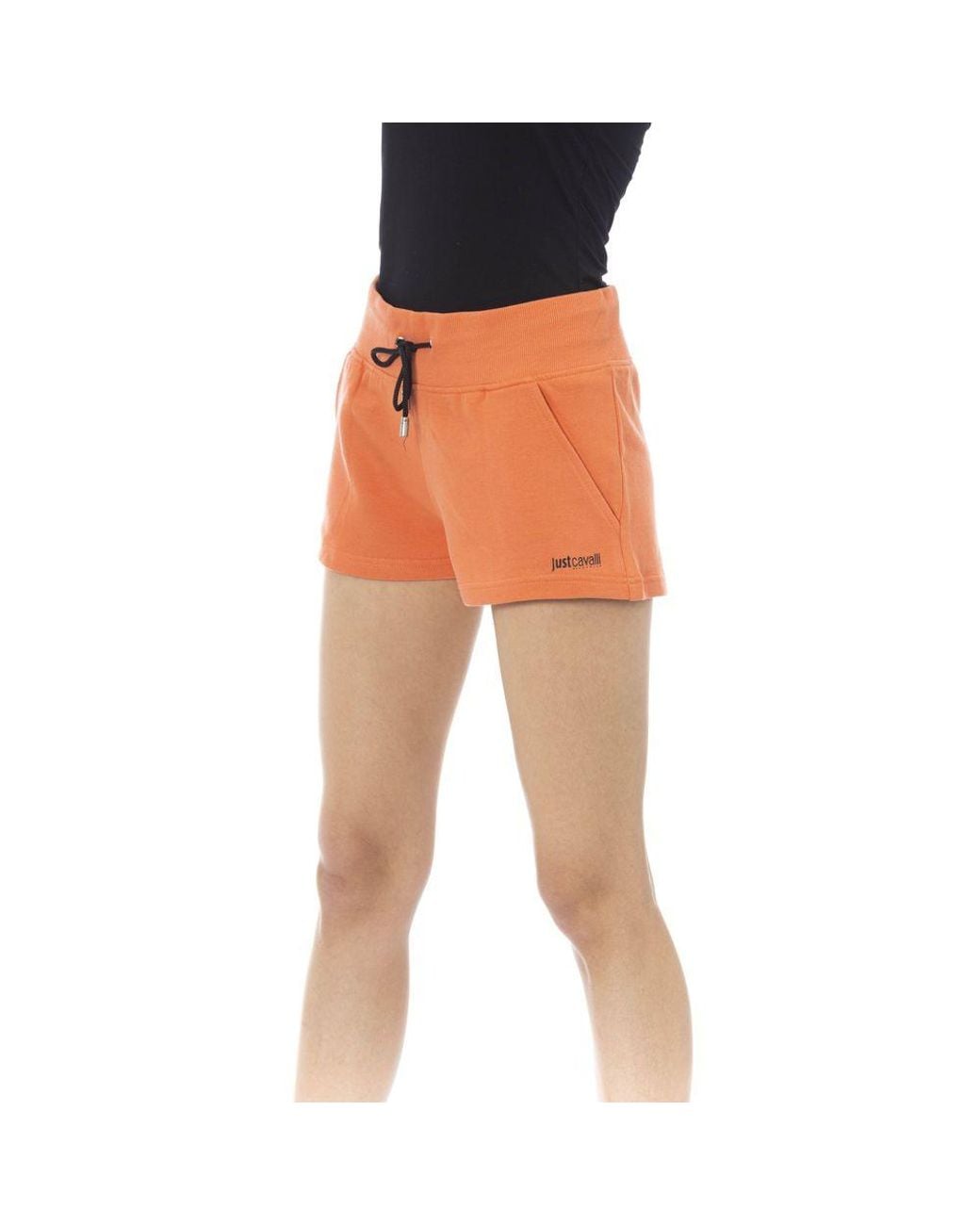 Just Cavalli Orange Cotton Short