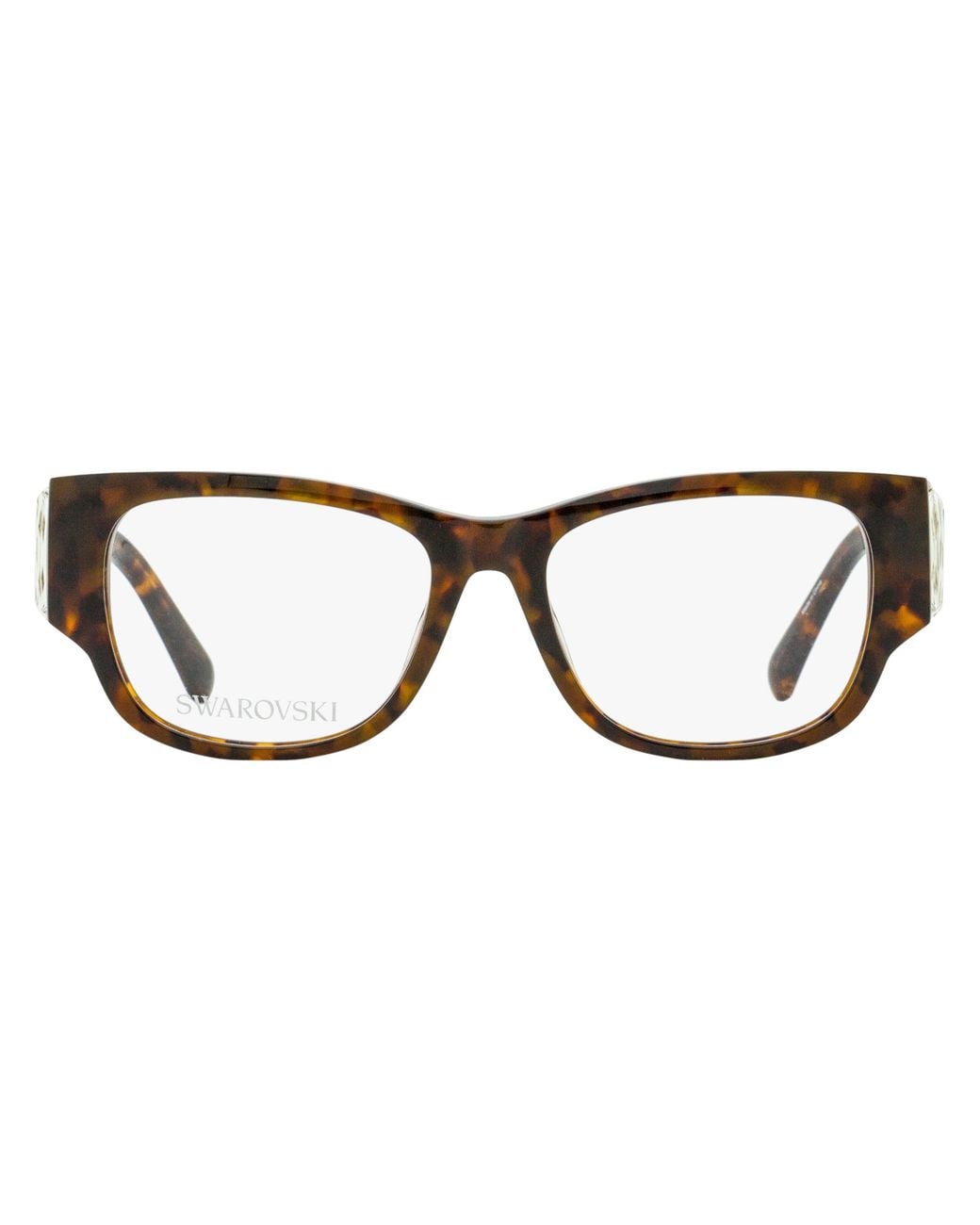 Swarovski Black Baguette Crystal Eyeglasses Sk5473 052 54Mm Plastic (Acetate)