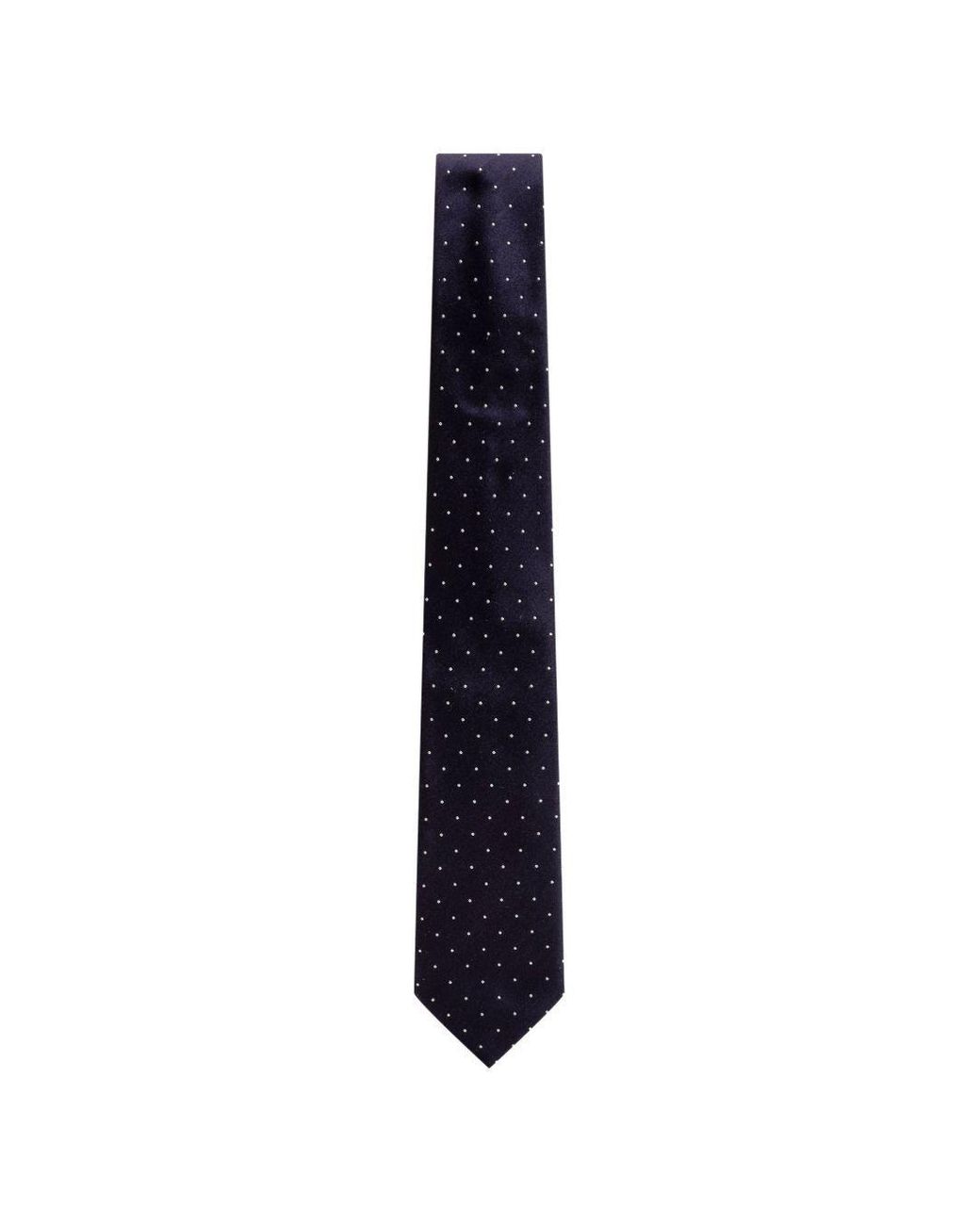 Tom Ford Blue Icon Polka Dot Silk Satin Tie for men