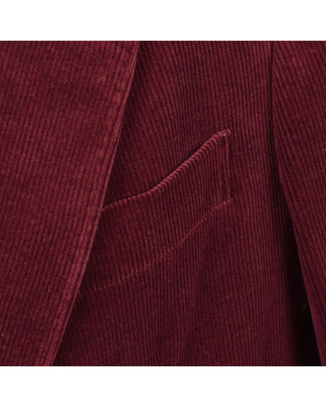 Brunello Cucinelli Red Burgundy Wool Cashmere Blazer for men