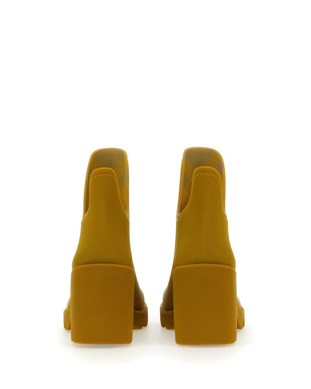 Burberry Natural Burberry Synthetic Rubber Boots