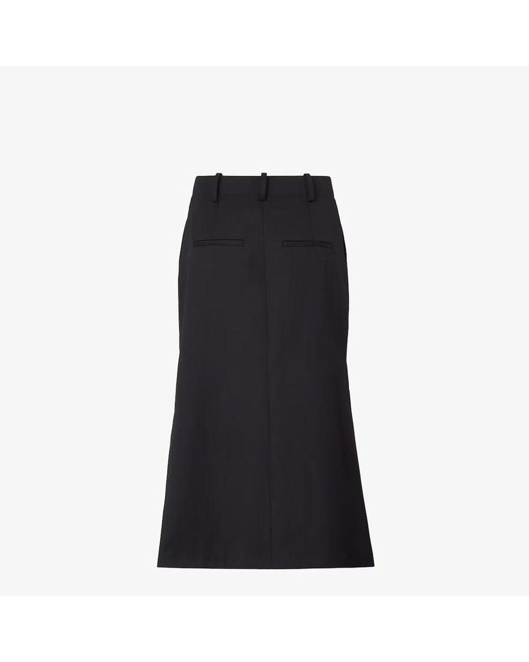 Fendi Black Fendi H26 Skirt