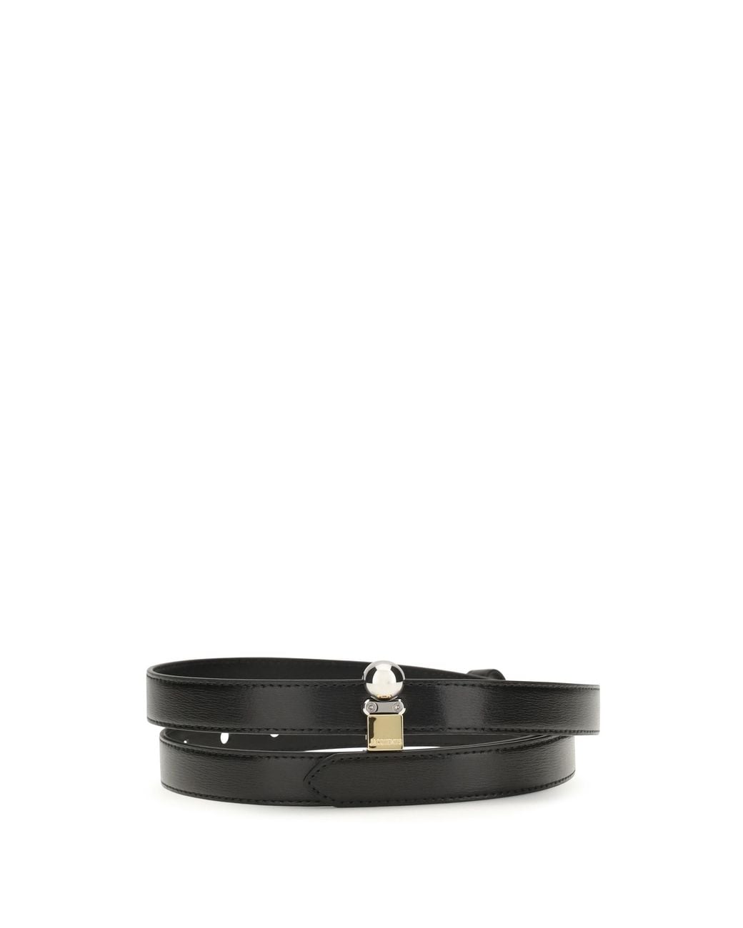 Jacquemus White Citta Belt Calf Leather Bos Taurus E Braces