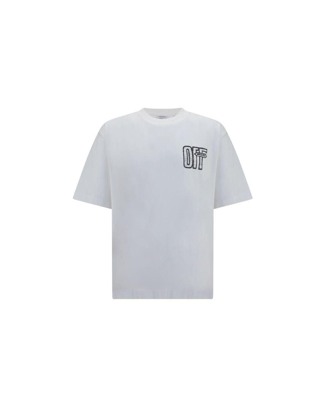Off-White c/o Virgil Abloh Gray White Cotton Sportswear - L for men