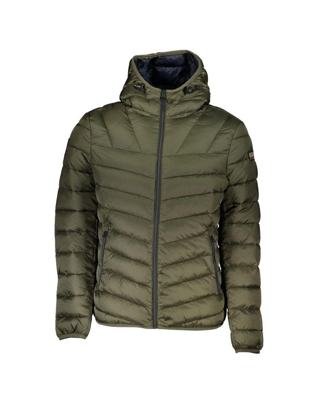 Napapijri Green Polyamide Jacket for men
