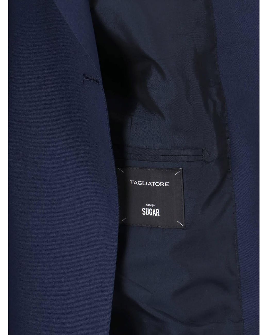 Tagliatore Blue Double-Breasted Suit for men