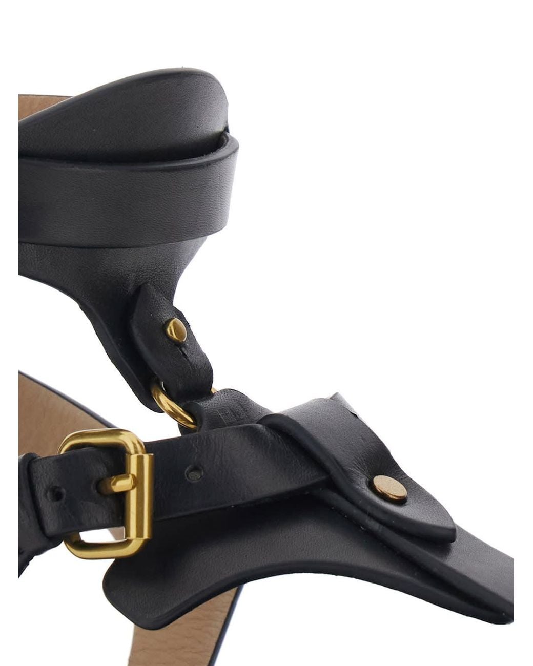 Isabel Marant Multicolor 'Eveena' Sandals With Adjustable Buckle Closure