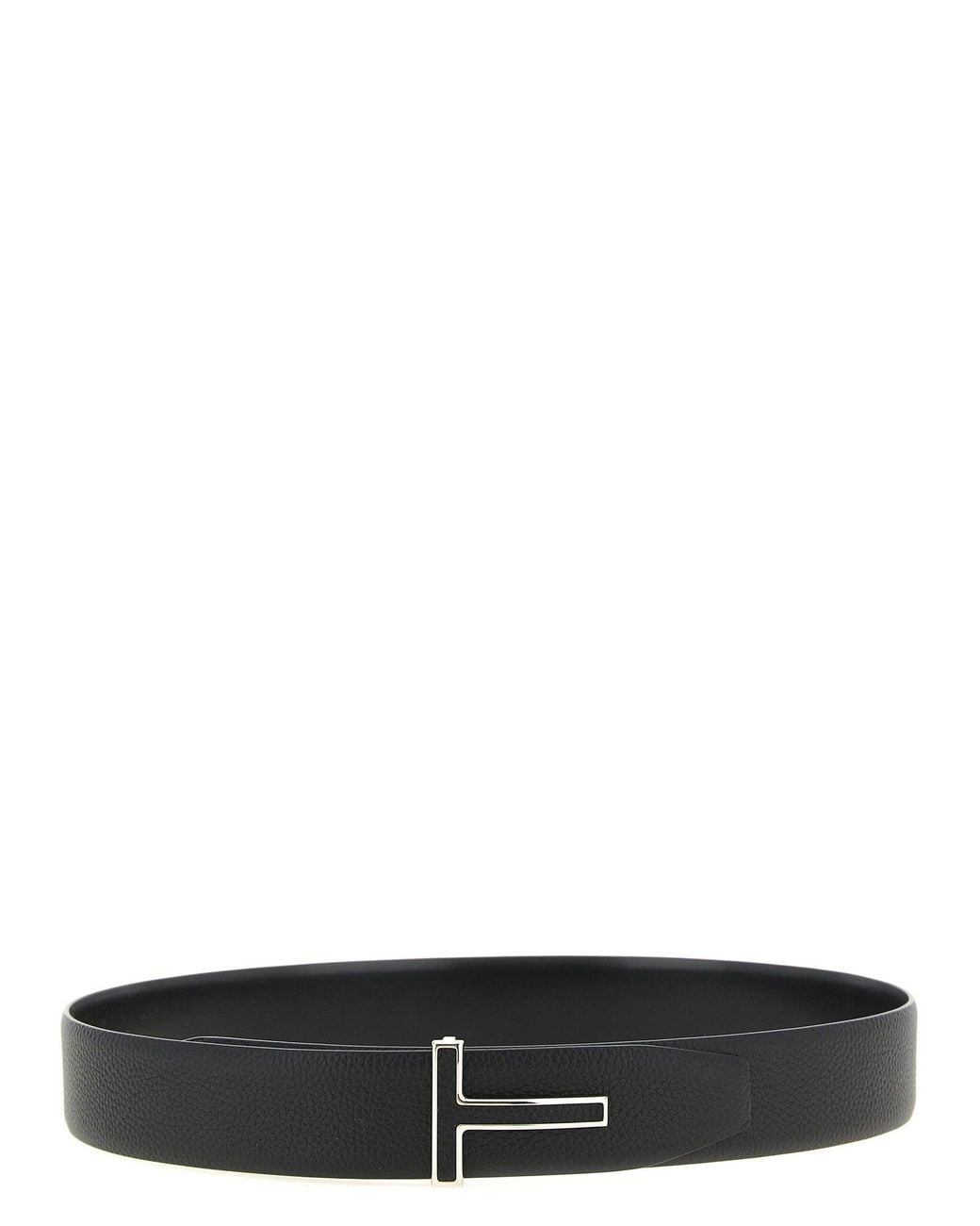Tom Ford Icon Belt in White for Men | Lyst