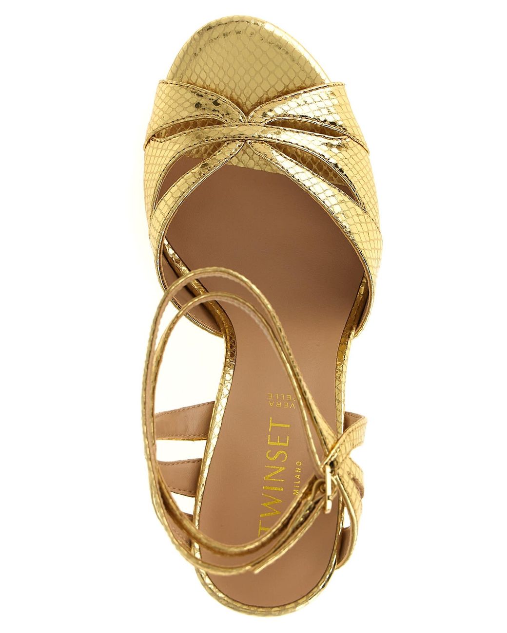 Twinset Metallic Tejus Sandals