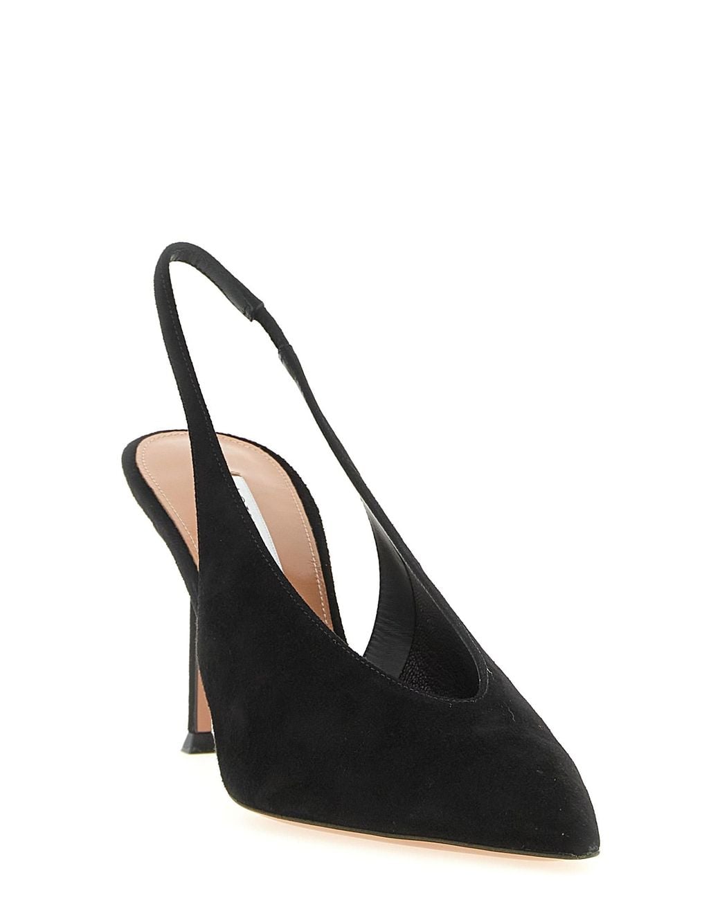 Aquazzura Black Calfskin High Heel Pumps