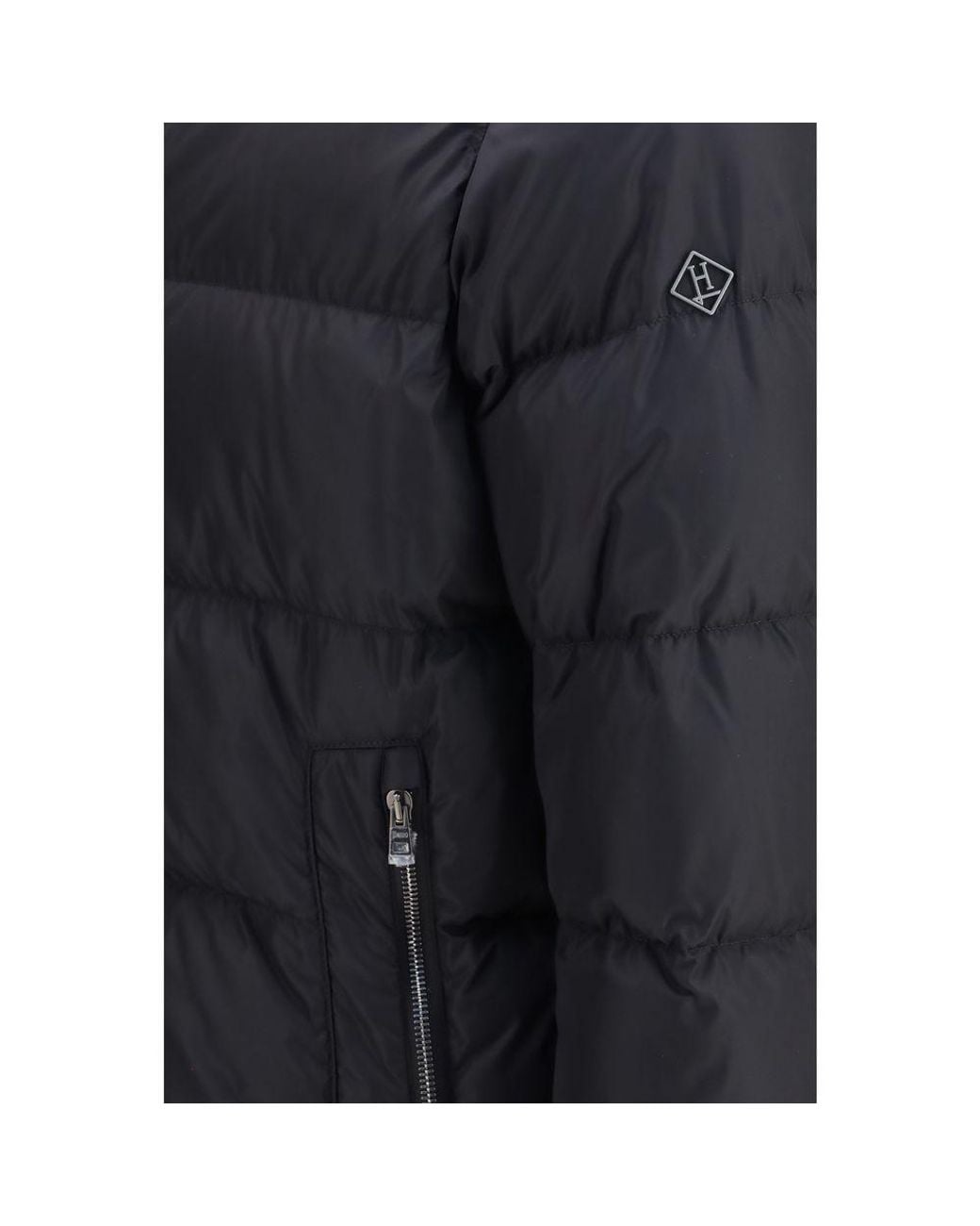 Herno Blue Goose Down Shell Jacket Clothing for men