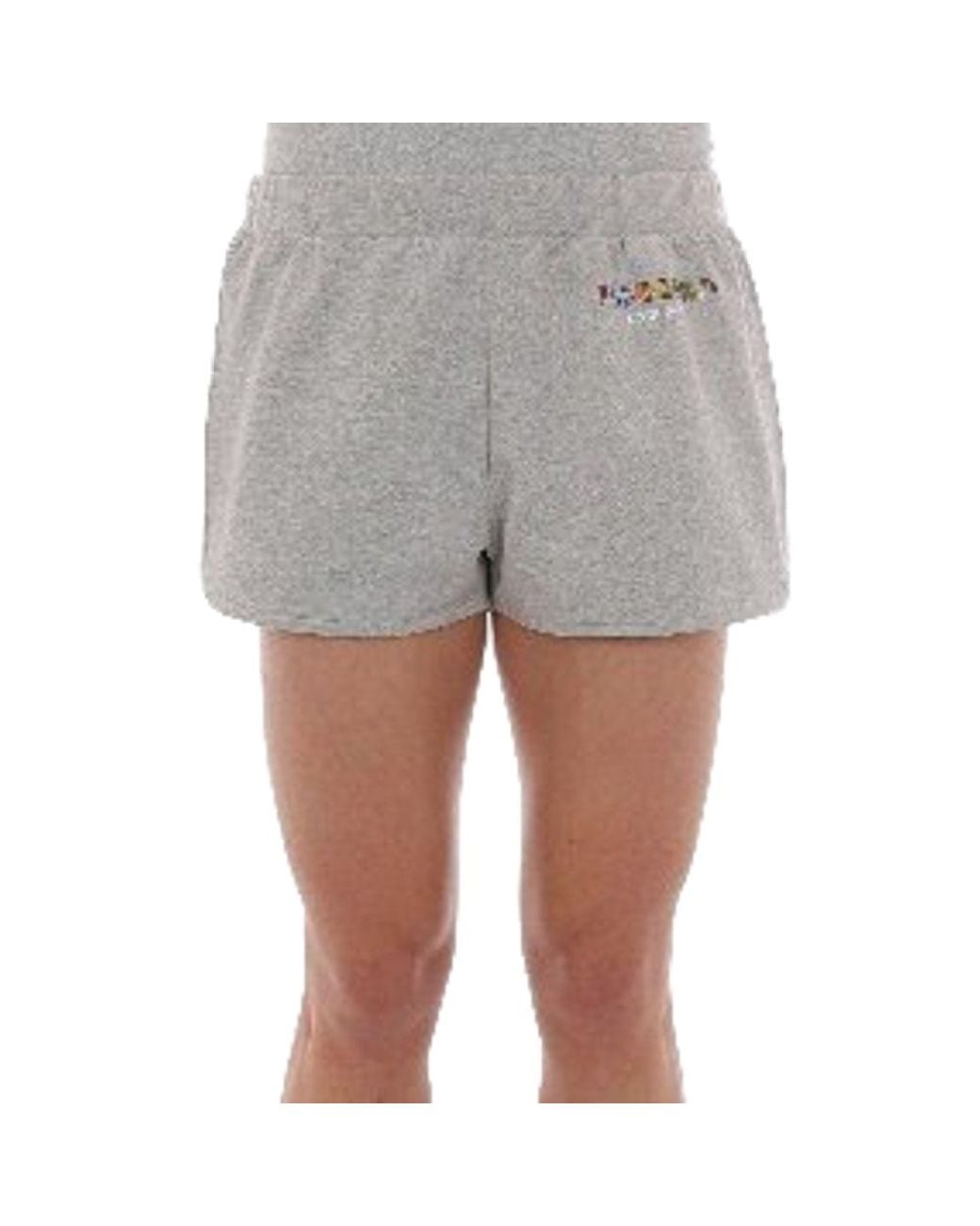 Moschino Gray Moschino Cotton Bermuda Shorts for men