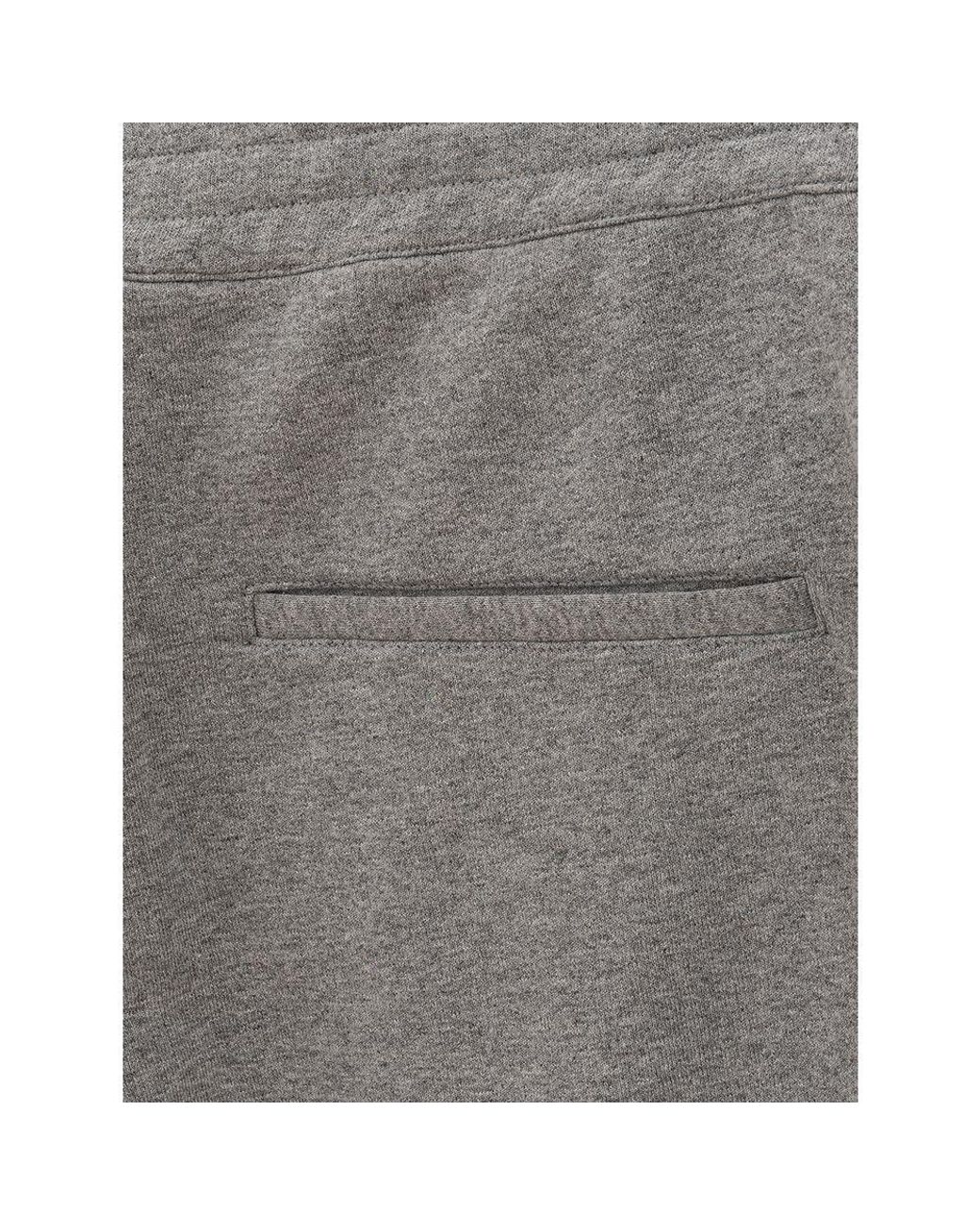 McQueen Gray Cotton Athletic Pants