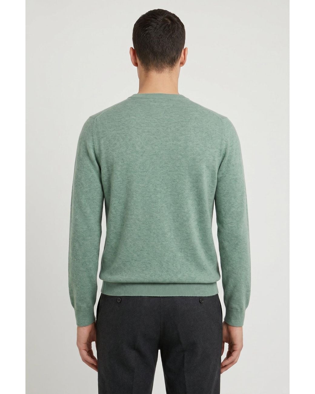 Brunello Cucinelli Green Light Wool Sweater for men