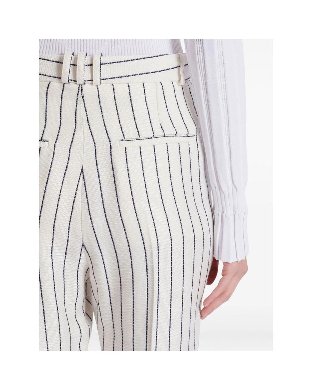 Balmain White Trousers