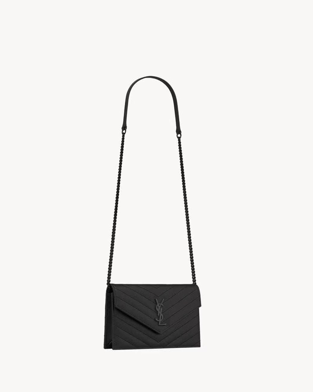 Saint Laurent White Saint Laurent Quilted Leather Wallet