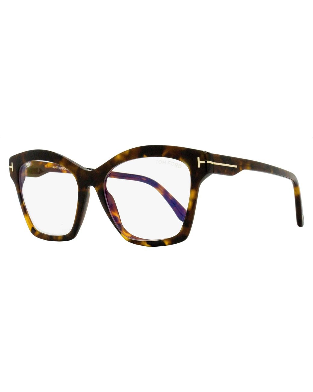 Tom Ford Black Square Block Eyeglasses Tf5965B 052 53Mm Ft5965 Plastic (Acetate)